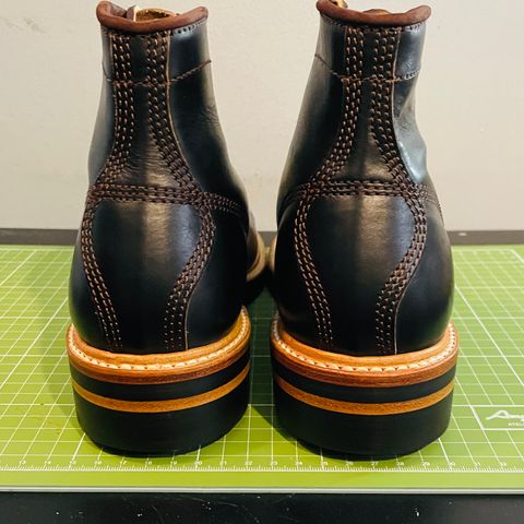 John Lofgren Monkey Boots in Horween Black Teacore Chromexcel