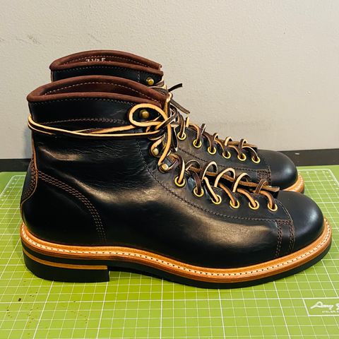 John Lofgren Monkey Boots in Horween Black Teacore Chromexcel