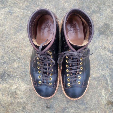 John Lofgren Monkey Boots in Horween Black Teacore Chromexcel