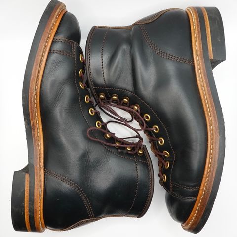 John Lofgren Monkey Boots in Horween Black Teacore Chromexcel