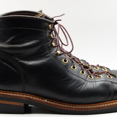 John Lofgren Monkey Boots in Horween Black Teacore Chromexcel