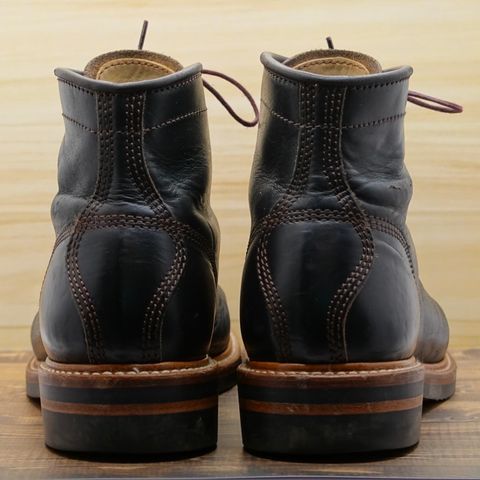John Lofgren Monkey Boots in Horween Black Teacore Chromexcel
