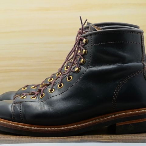 John Lofgren Monkey Boots in Horween Black Teacore Chromexcel