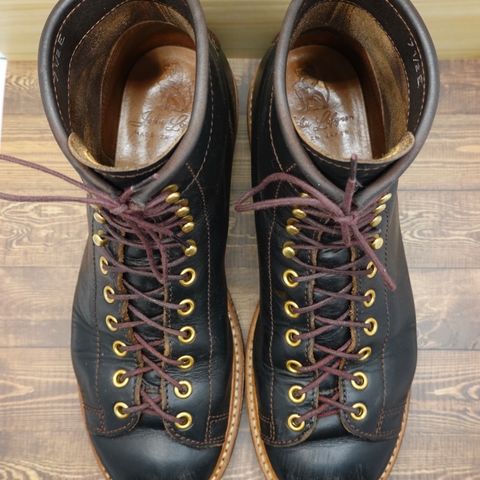 John Lofgren Monkey Boots in Horween Black Teacore Chromexcel