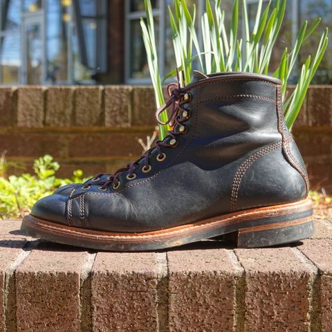 John Lofgren Monkey Boots in Horween Black Teacore Chromexcel
