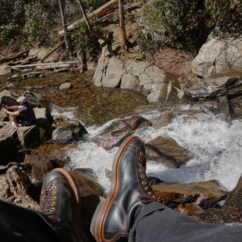 John Lofgren Monkey Boots in Horween Black Teacore Chromexcel