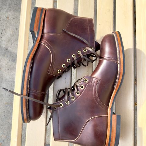 Viberg Service Boot in Horween Brown Chromexcel