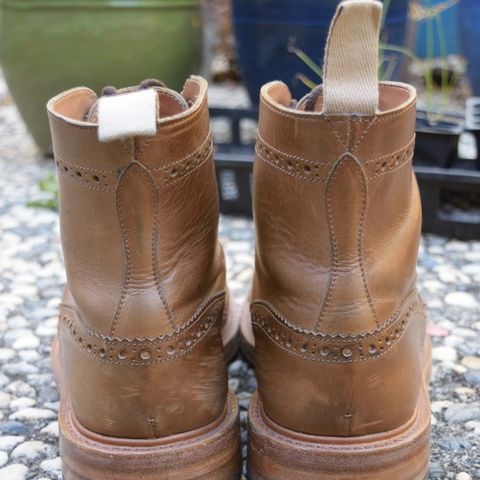 Tricker's Stow Country Boot in Horween Natural Chromexcel