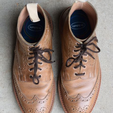 Tricker's Stow Country Boot in Horween Natural Chromexcel