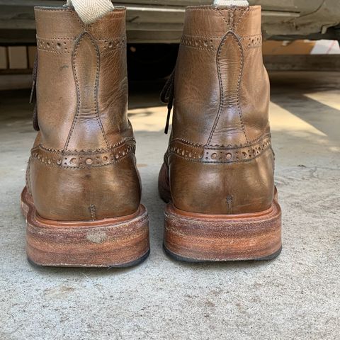 Tricker's Stow Country Boot in Horween Natural Chromexcel