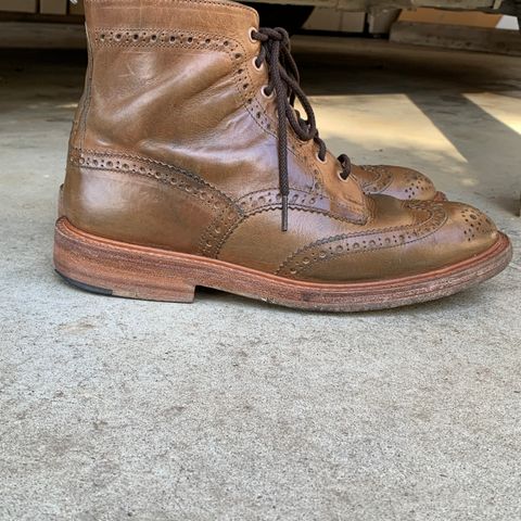 Tricker's Stow Country Boot in Horween Natural Chromexcel