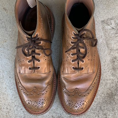 Tricker's Stow Country Boot in Horween Natural Chromexcel