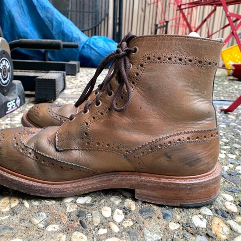 Tricker's Stow Country Boot in Horween Natural Chromexcel