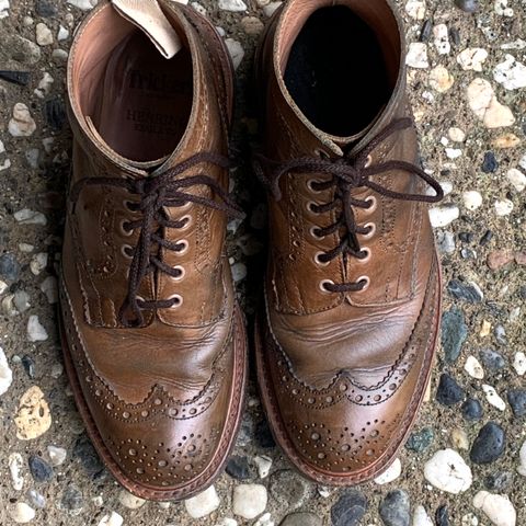 Tricker's Stow Country Boot in Horween Natural Chromexcel