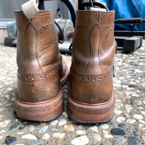 Tricker's Stow Country Boot in Horween Natural Chromexcel