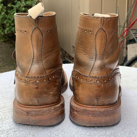 Tricker's Stow Country Boot in Horween Natural Chromexcel