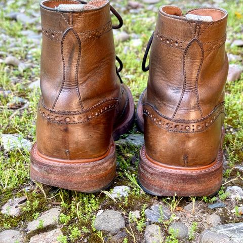 Tricker's Stow Country Boot in Horween Natural Chromexcel