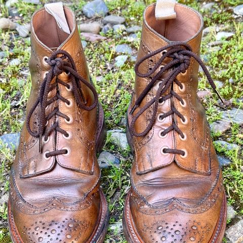 Tricker's Stow Country Boot in Horween Natural Chromexcel