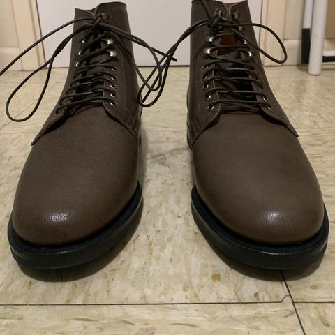 Viberg Service Boot in Maryam Brown Washed Camel