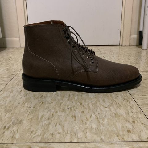 Viberg Service Boot in Maryam Brown Washed Camel