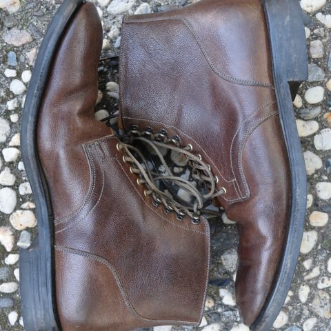Viberg Service Boot in Maryam Brown Washed Camel
