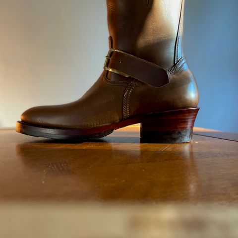 Benzein The Keeper 'Type 2' Engineer Boot in Horween Natural Chromexcel