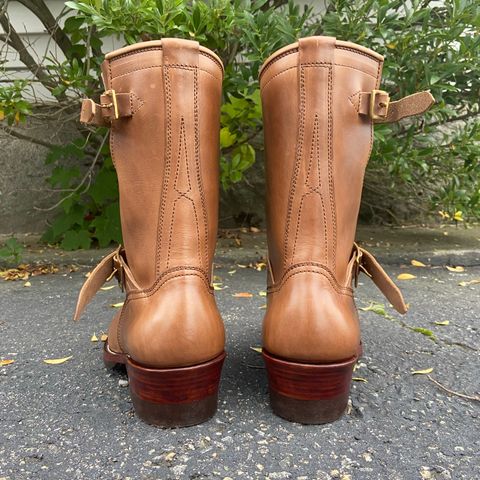 Benzein The Keeper 'Type 2' Engineer Boot in Horween Natural Chromexcel