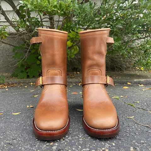 Benzein The Keeper 'Type 2' Engineer Boot in Horween Natural Chromexcel