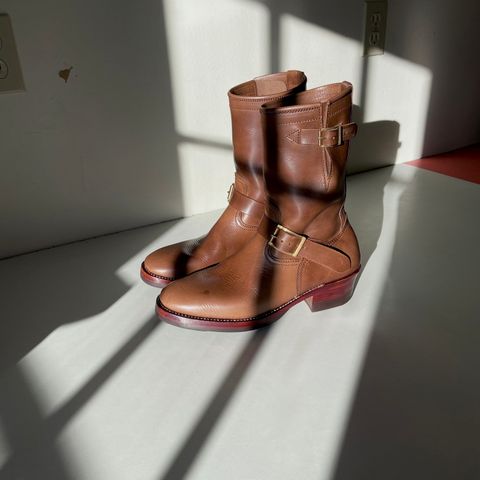 Benzein The Keeper 'Type 2' Engineer Boot in Horween Natural Chromexcel