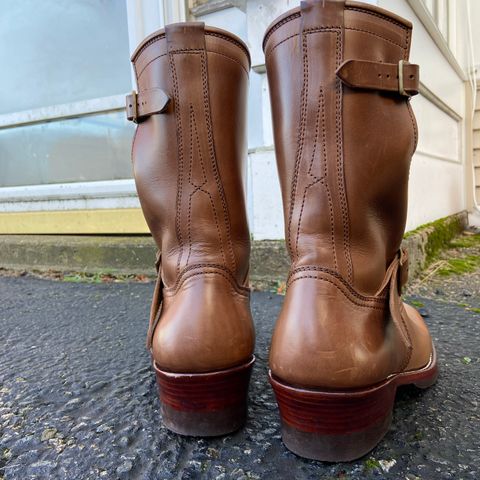 Benzein The Keeper 'Type 2' Engineer Boot in Horween Natural Chromexcel