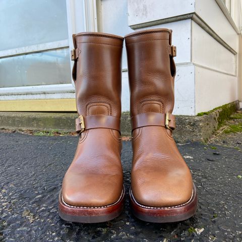 Benzein The Keeper 'Type 2' Engineer Boot in Horween Natural Chromexcel