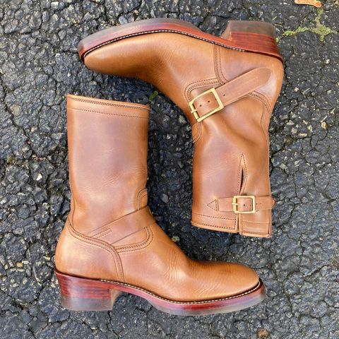 Benzein The Keeper 'Type 2' Engineer Boot in Horween Natural Chromexcel