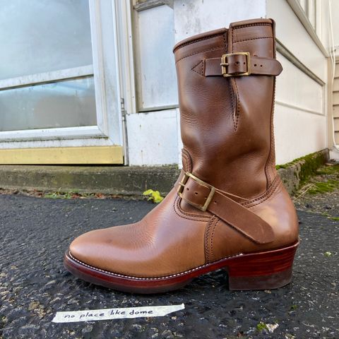 Benzein The Keeper 'Type 2' Engineer Boot in Horween Natural Chromexcel