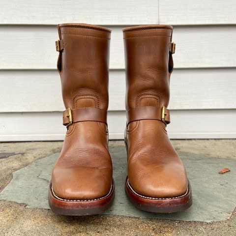Benzein The Keeper 'Type 2' Engineer Boot in Horween Natural Chromexcel