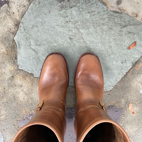 Benzein The Keeper 'Type 2' Engineer Boot in Horween Natural Chromexcel