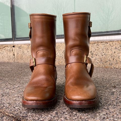 Benzein The Keeper 'Type 2' Engineer Boot in Horween Natural Chromexcel
