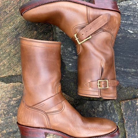 Benzein The Keeper 'Type 2' Engineer Boot in Horween Natural Chromexcel