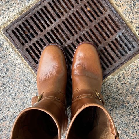 Benzein The Keeper 'Type 2' Engineer Boot in Horween Natural Chromexcel