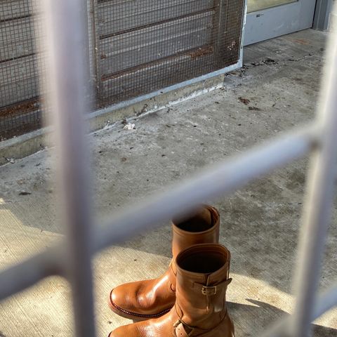 Benzein The Keeper 'Type 2' Engineer Boot in Horween Natural Chromexcel
