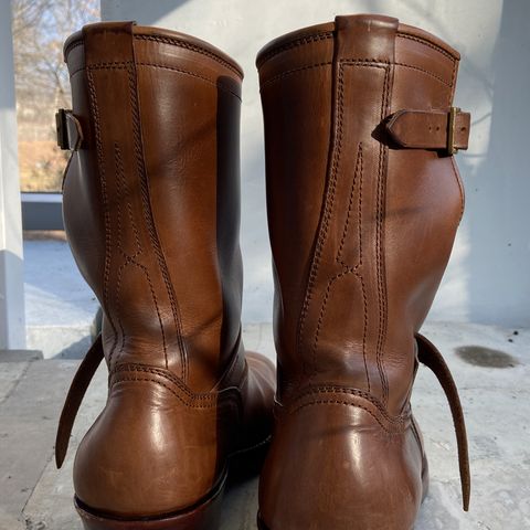 Benzein The Keeper 'Type 2' Engineer Boot in Horween Natural Chromexcel