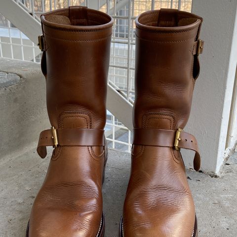 Benzein The Keeper 'Type 2' Engineer Boot in Horween Natural Chromexcel