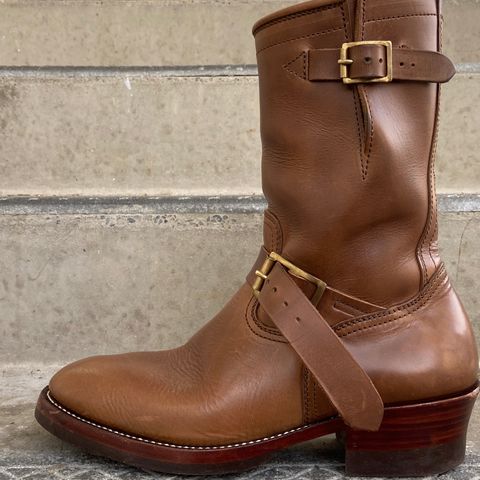 Benzein The Keeper 'Type 2' Engineer Boot in Horween Natural Chromexcel