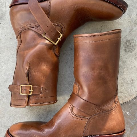 Benzein The Keeper 'Type 2' Engineer Boot in Horween Natural Chromexcel