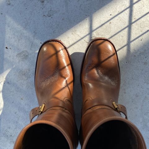 Benzein The Keeper 'Type 2' Engineer Boot in Horween Natural Chromexcel