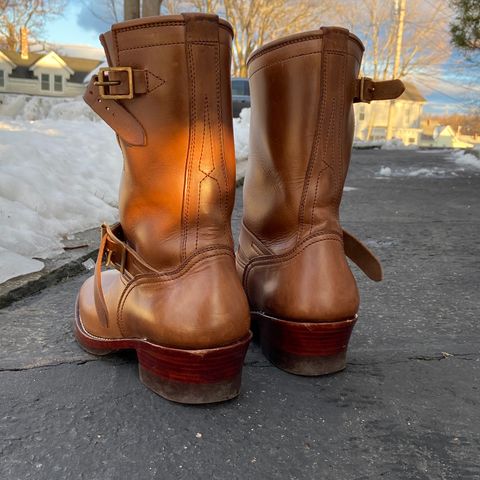 Benzein The Keeper 'Type 2' Engineer Boot in Horween Natural Chromexcel