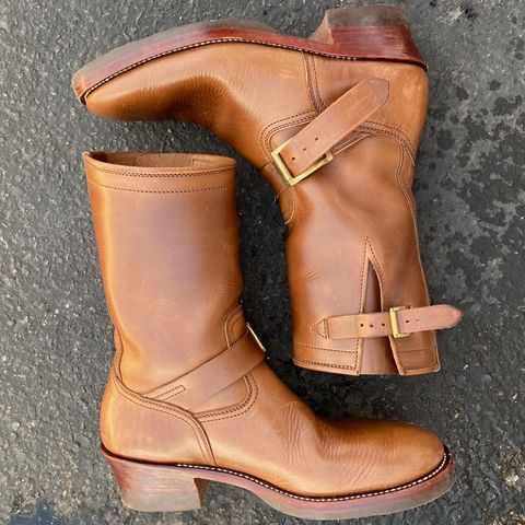 Benzein The Keeper 'Type 2' Engineer Boot in Horween Natural Chromexcel