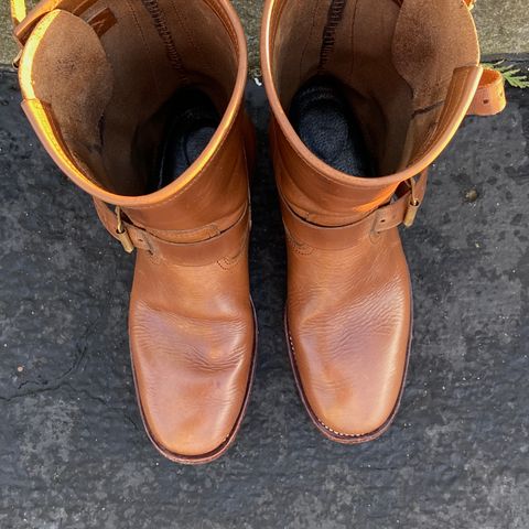 Benzein The Keeper 'Type 2' Engineer Boot in Horween Natural Chromexcel