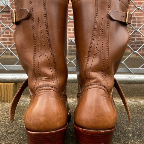 Benzein The Keeper 'Type 2' Engineer Boot in Horween Natural Chromexcel