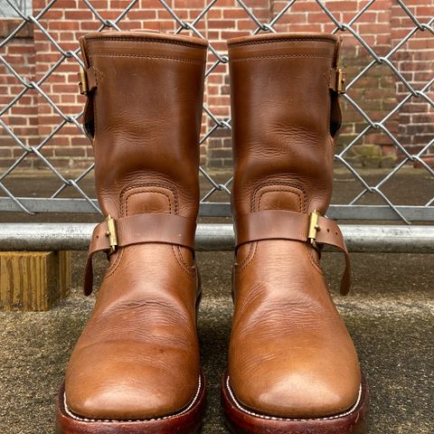 Benzein The Keeper 'Type 2' Engineer Boot in Horween Natural Chromexcel