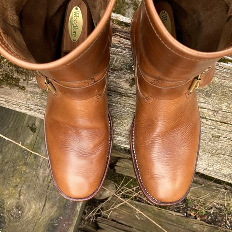 Benzein The Keeper 'Type 2' Engineer Boot in Horween Natural Chromexcel